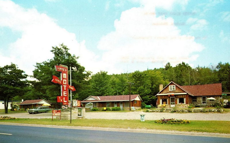 Hayes State Park Motel - Postcard (newer photo)